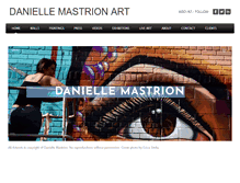 Tablet Screenshot of daniellemastrion.com